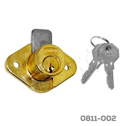 CERRADURA P/MUEBLE PHILLIPS 21 LATON BRILLANTE 2