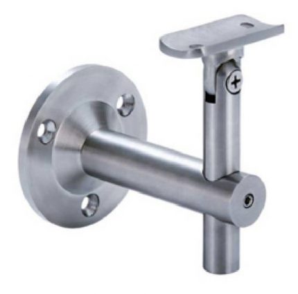 SOPORTE A PARED CON ANGULO AJUSTABLE  PARA SISTEMA DE PASAMANOS 50 MM