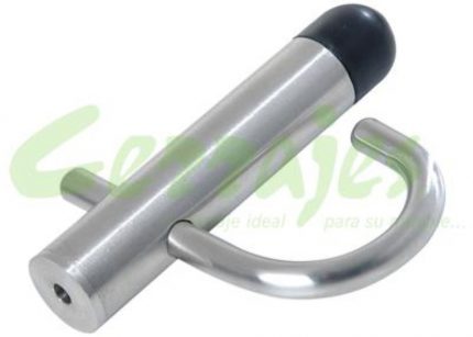 TOPE PERCHERO CILINDRICO PARA PUERTA CROMADO