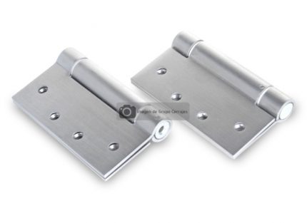 BISAGRA DE RESORTE 101 MM X 101 MM X 3.0 MM ACERO INOXIDABLE