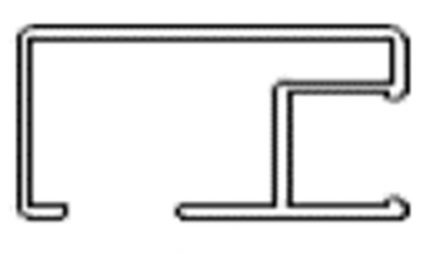 Perfil de alojamiento guía en aluminio Flex&Lux para para la tira de LED (Máx.30W/m) para 0903-009