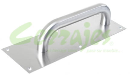 JALADERA CON PLACA PARA PUERTA