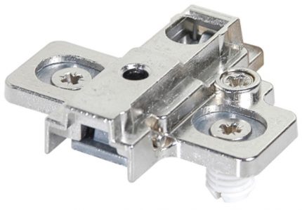 BASE PARA BISAGRA FGV OPTIMA EN ZAMAK CON TAQUETE