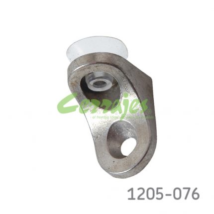 MENSULA BASE CORTA ATORNILLABLE CON VENTOSA PARA CRISTAL