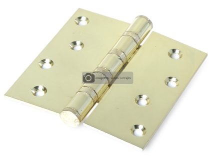 BISAGRA DE LIBRO 101 MM X 101 MM X 3.0 MM LATON BRILLANTE