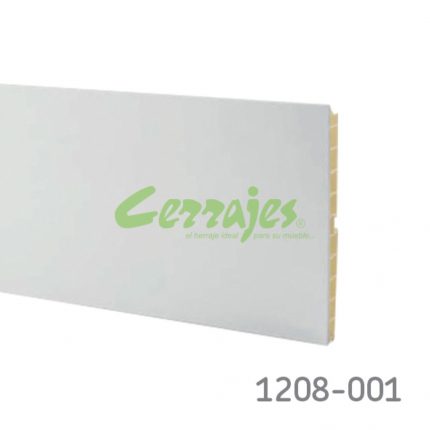 ZOCLO PLASTICO COLOR ALUM 4MTS 20/15.400