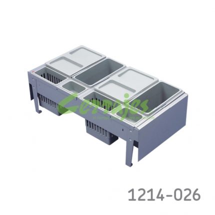 Bote p/basura p/cajon y/o bajo fregadero 900 mm