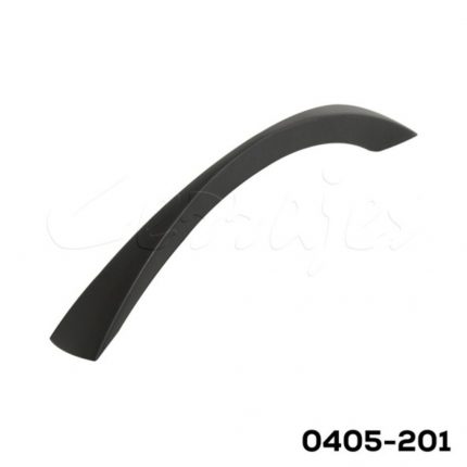 Jaladera Zamak cc 128 mm L=156 mm 4690 Z91 Negro mate Tornillo M4x25mm