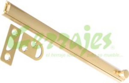 PASADOR LATON CON CONTRA HORIZONTAL Y VERTICAL 203 MM