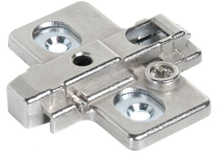 BASE PARA BISAGRA FGV OPTIMA EN ACERO SIN TAQUETE