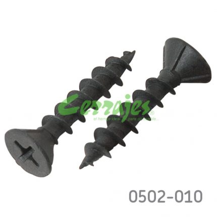 TORNILLO SINKER PHILLIPS PLANO NEGRO 10  x 1
