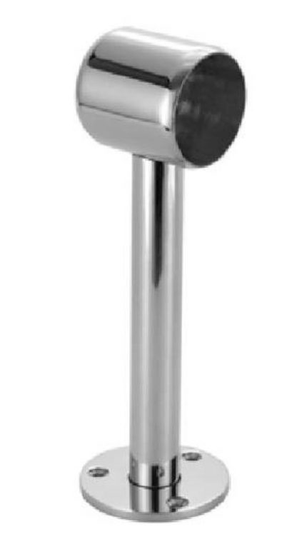 SOPORTE TUBULAR A PISO PARA SISTEMA DE PASAMANOS