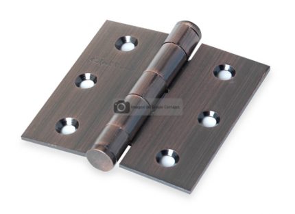 BISAGRA DE LIBRO 76 MM X 76 MM X 2.5 MM COBRE ANTIGUO