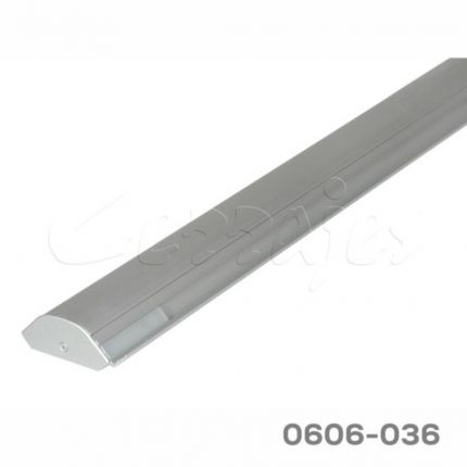 Sist. Puerta de esquina Rincobasic h=697 Aluminio Mate