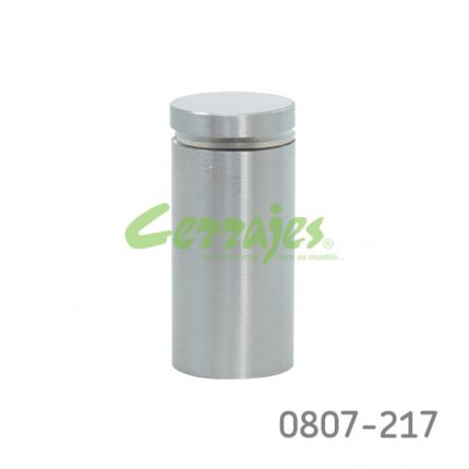 Espaciador solido diam. 15 mm largo 30 mm Inox