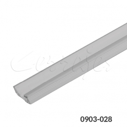 Perfil de alojamiento guía en aluminio "Flex&Lux" para tira LED (Máx.30W/m) para 0903-009 L=2,6m
