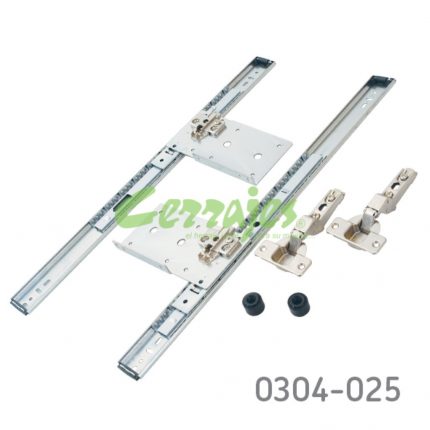 CORREDERA PARA CENTRO DE ENTRETENIMIENTO KV 8080P 450MM ZINCADA