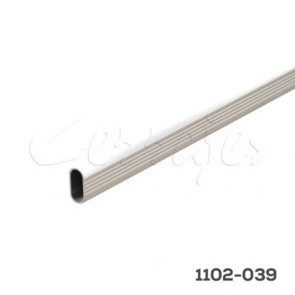 Tubo oval portento de aluminio 15x29,5 mm L=3m