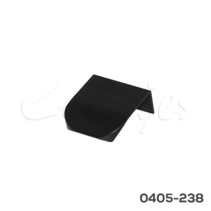 Jaladera Aluminio cc 20 mm L=40 mm 4566 A97 Anodizado cepillado negro mate