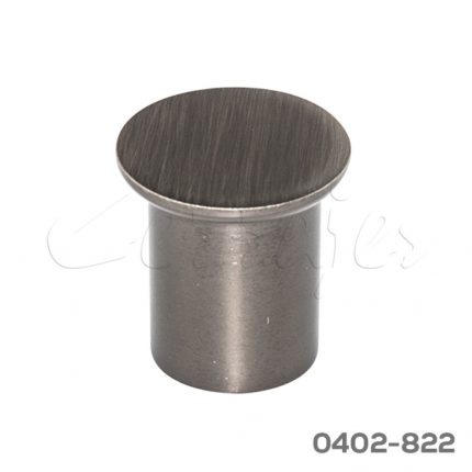 Botón Aluminio Ø=23 mm 4702 A37 Niquel negro cepillado mate Tornillo M4x25mm