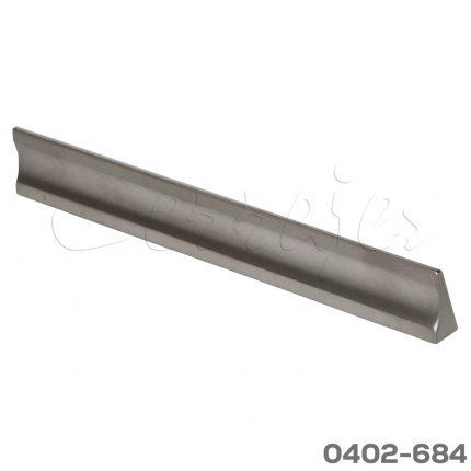 Jaladera Aluminio cc 160 mm L=174 mm 4446 A23 Niquel mate Tornillo M4x25mm