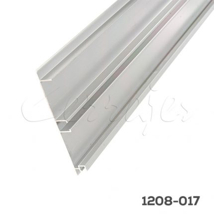 Zoclo Cerrajes L=4000mm H=100mm Aluminio anodizado natural mate