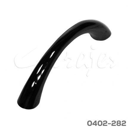 Jaladera Zamak cc 64 mm L=80 mm 4000 Z08 Cromo negro Tornillo M4x25mm