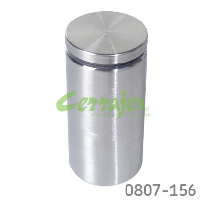 Espaciador inoxidable. de 40 mm de diam y 80 mm de largo