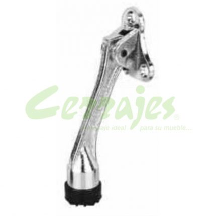 Fija puerta altura 125 mm niquelado