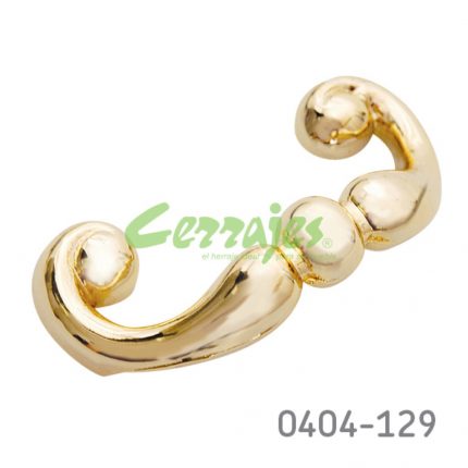 Jaladera Zamak cc 32 mm L=48 mm 2012 Z26 Oro brillante