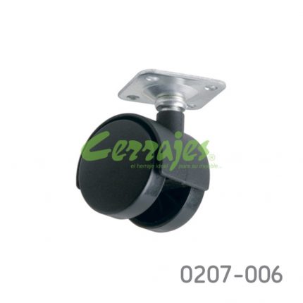 Rodaja con placa 38 x 38 40 mm