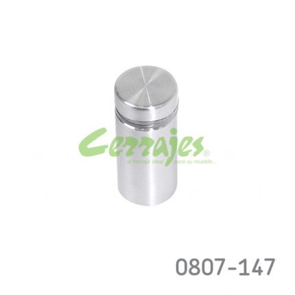 Espaciador inoxidable. de 19 mm de diam y 40 mm de largo