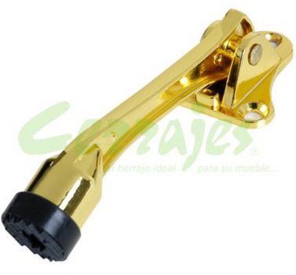 Fija puerta altura 125 mm laton brillante