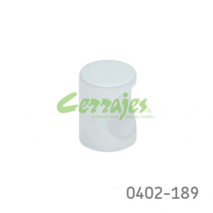 Botón Aluminio Ø=16 mm 4216 A35 Anodizado natural mate Tornillo #8-32X1"