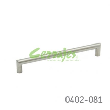 Jaladera Acero Inoxidable cc 192 mm L=204 mm 4069 I14 cepillado Tornillo #8 - 32X1"