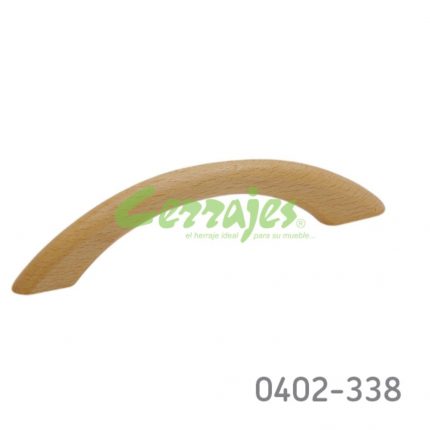 Jaladera Madera cc 96 mm L=123 mm 4016 M72 Madera de haya Tornillo #8 - 32X1"