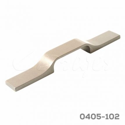 Jaladera multiperforaciones Zamak cc 96:224 mm L=250 mm 4598 Z22 Niquel cepillado Tornillo M4x25mm