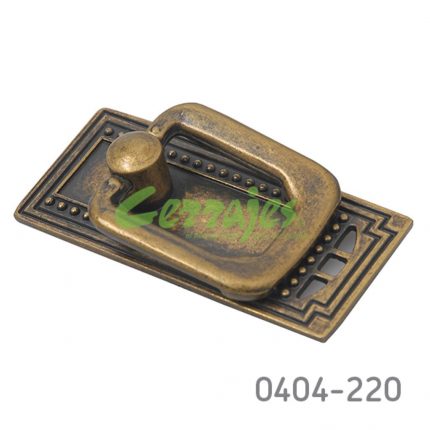 Jaladera de aro Zamak L=74 mm 2087 Z11 Cuero