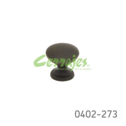 Botón Zamak Ø=24 mm 4004 Z29 Óxido Tornillo M4x25mm