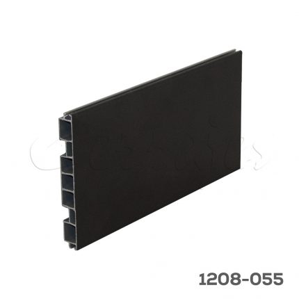 Zoclo de plástico h=100 mm L=4000 mm negro mate