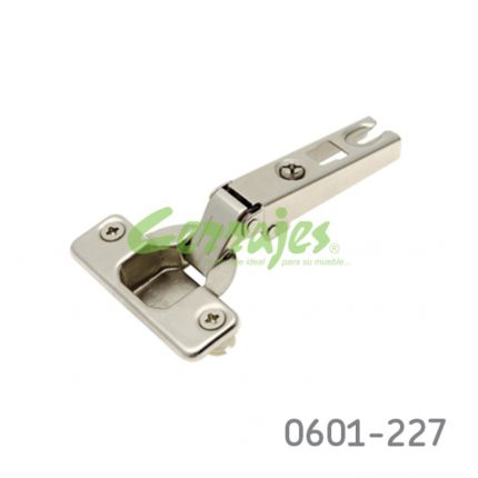 Bisagra sobrepuesta FGV "MS16" "Slide On" Ø=35mm cuello 00 48x6mm 110° taquete 10mm niquelada