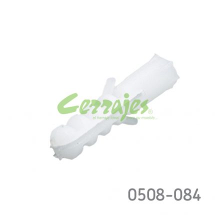 Taquete plástico para anclaje a muro Ø=5/16" (8mm) L=40mm