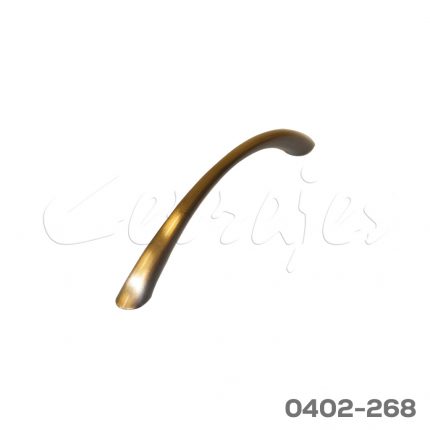 Jaladera Zamak cc 128 mm L=144 mm 4002 Z11 Cuero Tornillo M4x25mm