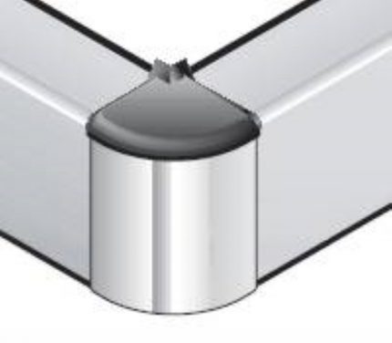 Angulo externo aluminio para alzatina 90°