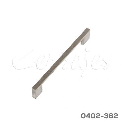 Jaladera Aluminio cc 160 mm L=193 mm 4357 A22 Niquel cepillado Tornillo M4x25mm