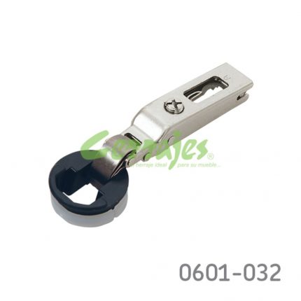 BISAGRA SALICE CUELLO 00 PARA CRISTAL 3 A 6MM