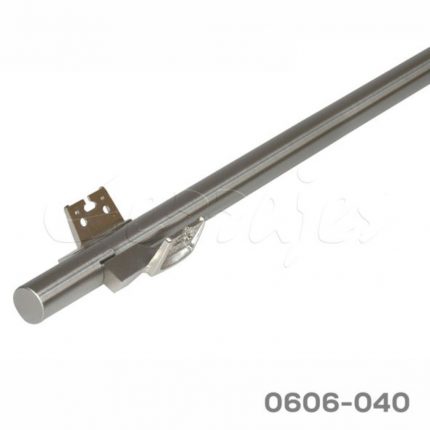 Sistema articulado para puerta de esquina Rincomatic "Compact32" H=697mm Acero inoxidable satinado