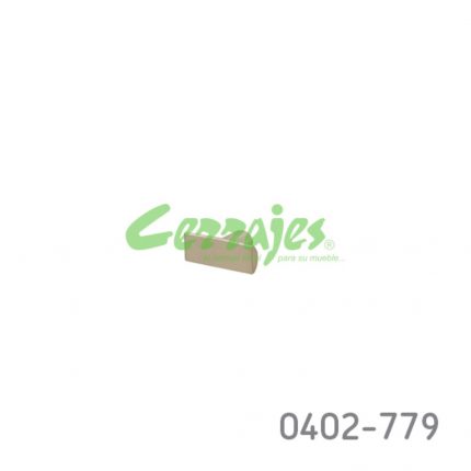 Botón Zamak L=45 mm 4605 Z22 Niquel cepillado Tornillo M4x25mm