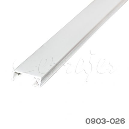 Perfil en PVC rígido 32x10 mm para tira LED (Máx: 12 W/m) L=3,0m
