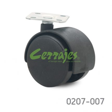 Rodaja con placa 42x42 50 mm